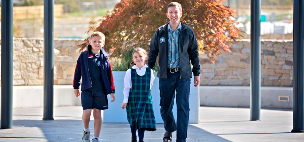 Image of children walking to school