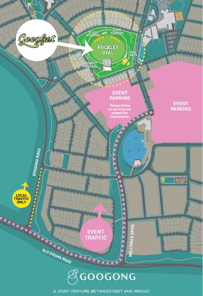 Googfest 2020 Parking Map